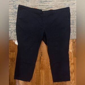 Dockers 58 x 30 Tapered Fit Stretch Straight Navy Ultimate Chino Big and Tall
